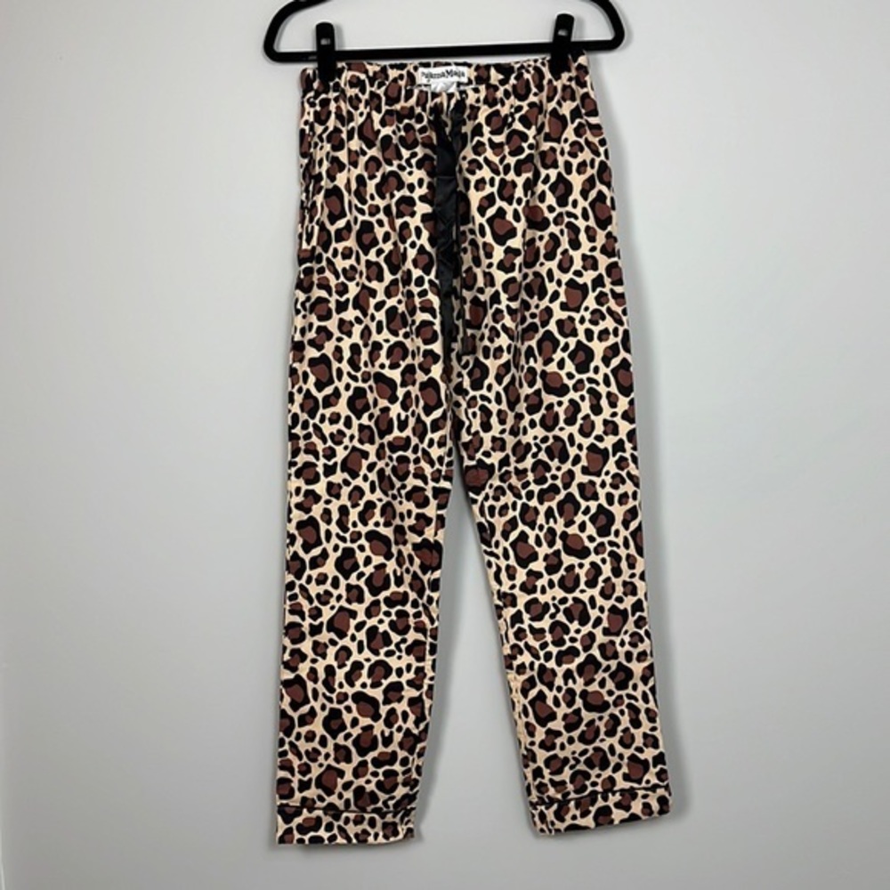 Pajama Mania Size S 100% cotton flannel LEOPARD